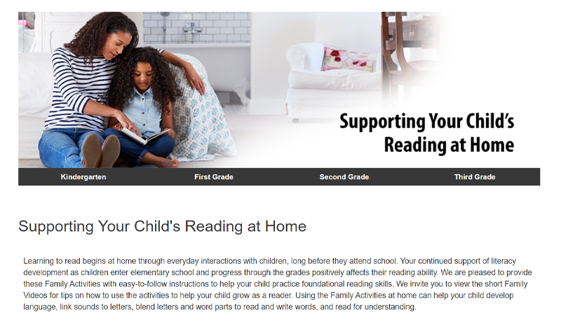 Supporting Your Child’s Reading at Home