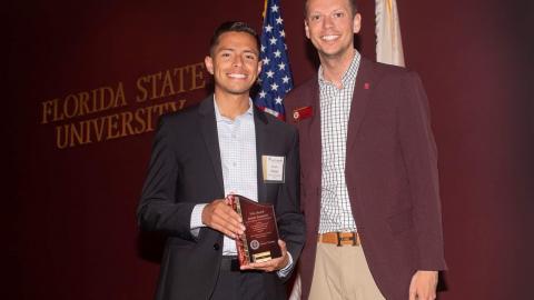 Student Employee of the Year Denis Aleman